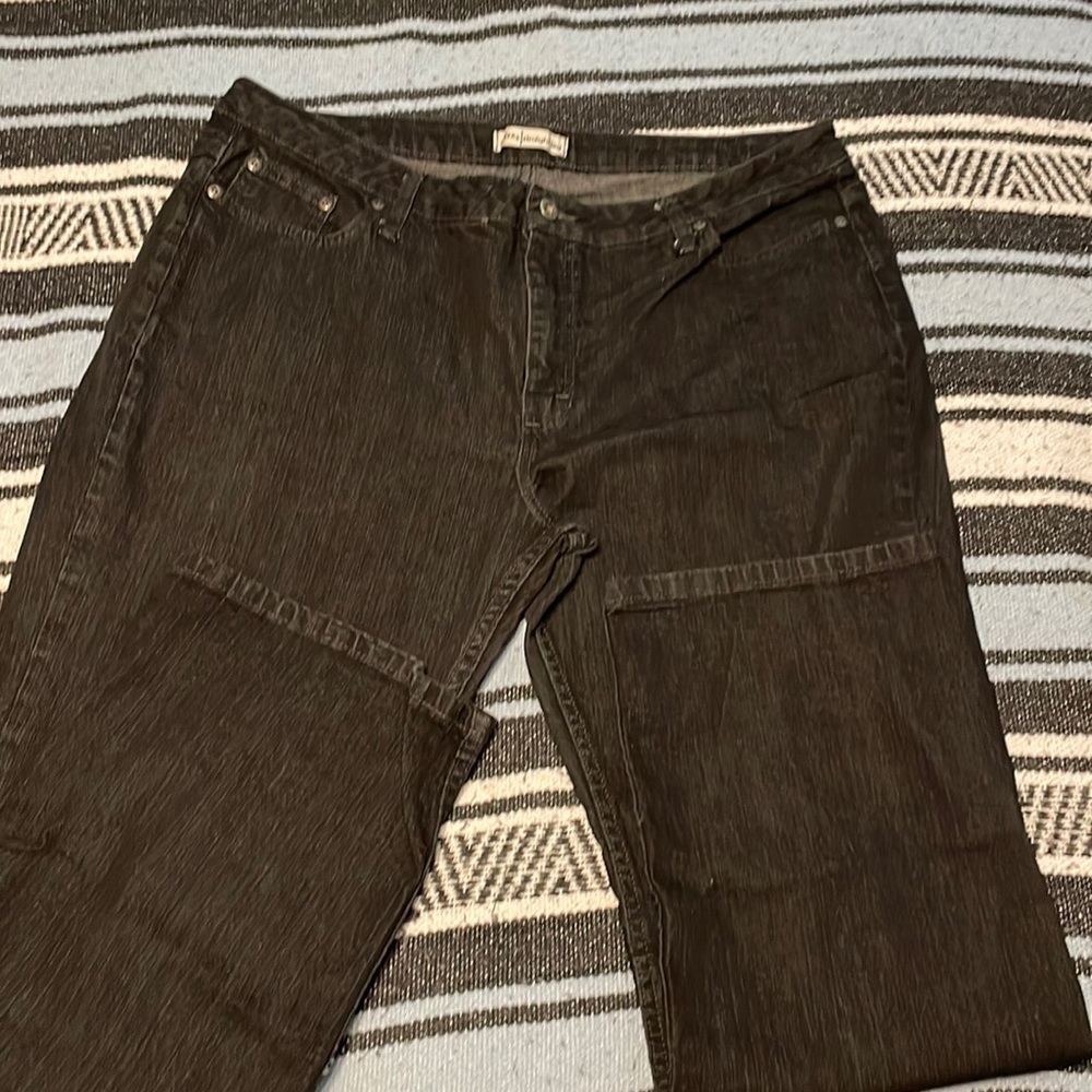 Lee Riders straight leg black denim jeans